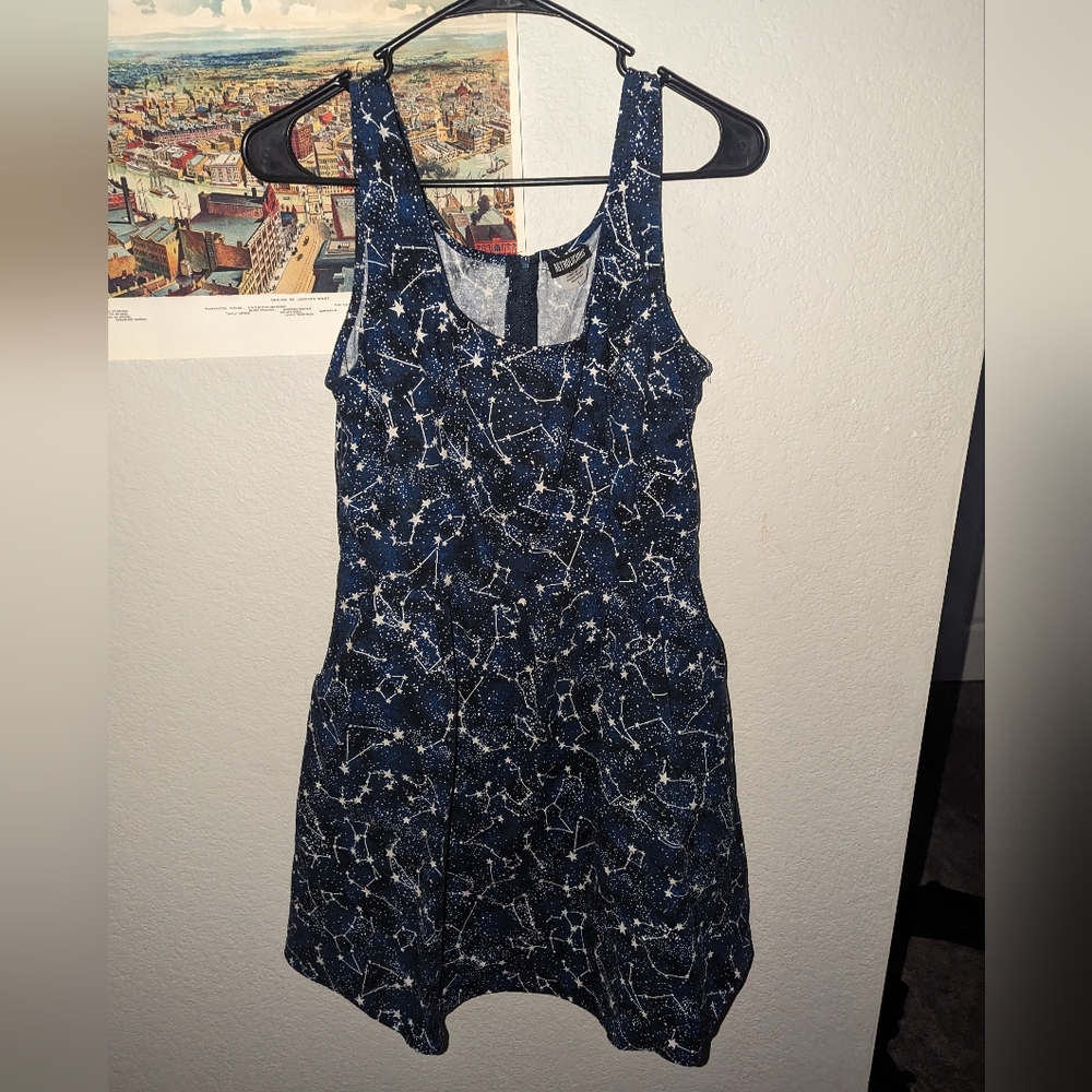 Retrolicious Blue Galaxy dress